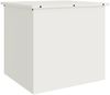 vidaXL Gartenlagerkissenbox Stahl 55 x 50,5 x 50 cm 220 Weiß 874575 Bild 2