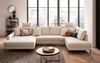 Trends by HG Wohnlandschaft Summer, 3 Teile, in Cord-Stoff mit Metallfuß Bild 3
