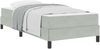 vidaXL Boxspringbett mit Matratze Hellgrau 80 x 210 cm Stoff 3398719 Bild 2