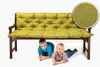 sunnypillow Bankauflage Bankauflage Stuhlkissen viele Farben und Größen zur Auswahl, 120 cm x 40 cm x 40 cm grün Bild 2