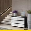 Furnica Kommode GABRIEL 6 Schubladen - Anthrazit Grau H70cm B100cm T33cm Bild 2