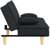 vidaXL Schlafsofa Schwarz Stoff 351902 Bild 5