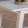 IDIMEX Couchtisch LUZERNA, Wohnzimmertisch 45 x 60cm aus Massivholz, moderer Sofatisch weiß Bild 3