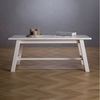 IDIMEX Couchtisch LUZERNA, Wohnzimmertisch 45 x 60cm aus Massivholz, moderer Sofatisch weiß Bild 2