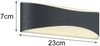 2er Set LED Außenwandleuchten in Anthrazit mit Up and Down Beleuchtung, IP65 Bild 4