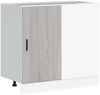 vidaXL Küchenunterschrank Lyon Grau Sonoma Holzwerkstoff 854294 Bild 2