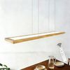 Nettlife Hängeleuchte 150cm aus Massivholz Industrielle Wohnzimmer Pendelleuchte, LED fest integriert, Warmweiß Neutralweiß Kaltweiß Bild 5