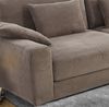 Big-Sofa 290 cm breit Federkern Polsterung tiefe Lounge Couch Cord Braun Taupe Bild 4
