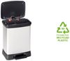 Curver Duo Tretmülleimer Deco 10L+18L Silbern 443816 Bild 2
