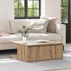 vidaXL Couchtisch Artisan-Eiche 80 x 80 x 31 cm Holzwerkstoff 875487 Bild 4
