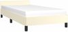 vidaXL Bettgestell mit Kopfteil ohne Matratze Creme 90x190 cm 347473 Bild 3