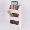 DESIGN DELIGHTS Wandregal ZEITUNGSREGAL "NEWS 60", Mahagoni, 60x38x11cm (HxBxT), Wandregal, F Bild 2
