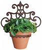 Blumentopfhalter Gusseisen Antik-Braun Pflanzenhalter Wandtopfhalter Bild 4