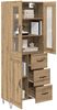 vidaXL Highboard Artisan-Eiche 69,5 x 34 x 90 cm Holzwerkstoff 3402703 Bild 3