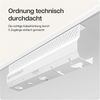 Desktronic Kabelkanal Schreibtisch, 2x43cm, Hochwertiger Stahl, Kabel Organizer für Kabelführung Weiß Bild 5