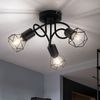 RGB LED Deckenleuchte, schwarz, rund, 36 cm Bild 3