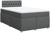 vidaXL Boxspringbett mit Matratze Dunkelgrau 120x190 cm Stoff 3286627 Bild 2