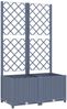 vidaXL Garten-Pflanzgefäß mit Spalier Blaugrau 80 x 40 x 136 cm PP 318251 Bild 2