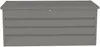 Vente-unique - TOMASO Gartenaufbewahrung Metall Grau - B 73 cm x H 72 cm x L 174 cm Bild 2