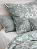 Irisette Zobel Flausch Cotton Bettwäsche 155x220 Blüten Blumen salbei grau 8558-30 Bild 2