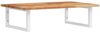 vidaXL Waschbeckenregal Wandmontage Stahl und Akazienholz 3302832 Bild 2