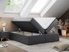 Boxspringbett - Doppelbett mit Multipocket-Matratze - BESS -180x200 - Dunkelgrau Kunstleder - H3 Bild 2