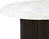 Vente-unique - ASKAM Couchtisch Marmor Weiß - B 90 cm x H 39,5 cm x L 90 cm Bild 3