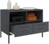 vidaXL TV-Schrank Anthrazit 68x39x50,5 cm Stahl 843046 Bild 5
