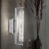 LED Wandleuchte, Chrom, Glas, klar, B 38 cm Bild 3