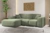 Kaiser Möbel Ecksofa Eckcouch L form, Wohnzimmer Couch SIENA stoff Poso Bild 5