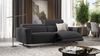 Sofanella 3-Sitzer ALESSO Stoff Sofa Stoffcouch in Gelb S: 190 Breite x 108 Tiefe Bild 4