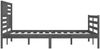 vidaXL Massivholzbett Grau 200x200 cm [3101110] Bild 5