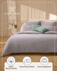 Laynenburg Bettwäsche Musselin aus 100% Baumwolle in 135x200 oder 155x220 cm, atmungsaktiv & bügelfrei – 2 lagig mit Reißverschluss & Haltebändern Bild 4