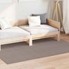 vidaXL Bereichsteppiche Rechtwinklig LUGO Taupe 140 x 200 cm Polyester 42022690 Bild 1