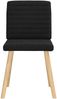 vidaXL Esszimmerstühle 4 Stk. Schwarz Stoff 3315276 Bild 4