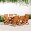 vidaXL Gartenstühle 8 Stk. Klappbar 57x66x95 cm Massivholz Akazie 3214476 Bild 2