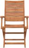 vidaXL Gartenstühle 8 Stk. Klappbar 57x66x95 cm Massivholz Akazie 3214476 Bild 4