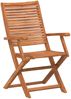 vidaXL Gartenstühle 8 Stk. Klappbar 57x66x95 cm Massivholz Akazie 3214476 Bild 3