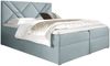99rooms Umbro Boxspringbett 120x200 cm Velours MONOLITH Silber Bild 3