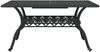 vidaXL Gartentisch Schwarz 150x90x72 cm Aluminiumguss 4002804 Bild 5