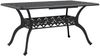 vidaXL Gartentisch Schwarz 150x90x72 cm Aluminiumguss 4002804 Bild 2
