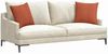 vidaXL Sofakissen 2 Stück Rot-Orange 45 x 45 cm Cordstoff 42013953 Bild 3