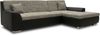 DOMO Collection Treviso, Ecksofa, Webstoff/Kunstleder weißgrau/schwarz, 240 x 178 cm Bild 2