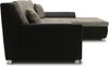DOMO Collection Treviso, Ecksofa, Webstoff/Kunstleder weißgrau/schwarz, 240 x 178 cm Bild 3