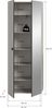 Garderobenschrank (B/H/T: 70x192x37 cm) in Kaschmir Nachbildung Bild 4