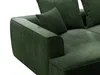 Vente-unique - PINETA Sofa Samt Grün - B 180 cm x H 67 cm x L 230 cm Bild 4
