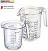 WESTMARK Messbecher Set 2tlg, Messkannen 0,5 l und 1 l, mehrsprachige Messskalen, Gerda, SAN Bild 4