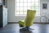 KAWOLA Sessel MIKO Relaxsessel drehbar Velvet grün 115 x 94 x 75 cm Bild 5