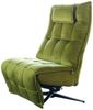 KAWOLA Sessel MIKO Relaxsessel drehbar Velvet grün 115 x 94 x 75 cm Bild 3
