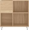 vidaXL Plattenschrank Sonoma-Eiche 84,5x38x89 cm Holzwerkstoff 831775 Bild 4